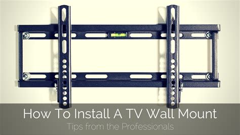 wall mounted tv wiring instructions